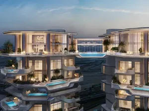 Gokil 2 Apartemen Kembar Ini Dihubungkan Kolam Renang di Lantai Atas