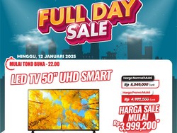 Smart TV 65 Inch Diskon Rp 3 Jutaan Cuma di Transmart Full Day Sale