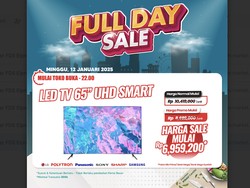 Smart TV UHD 65 inch di Transmart Full Day Sale Diskon Gede