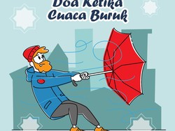Cuaca Sedang Buruk, Baca 3 Doa Ini agar Dilindungi Allah SWT