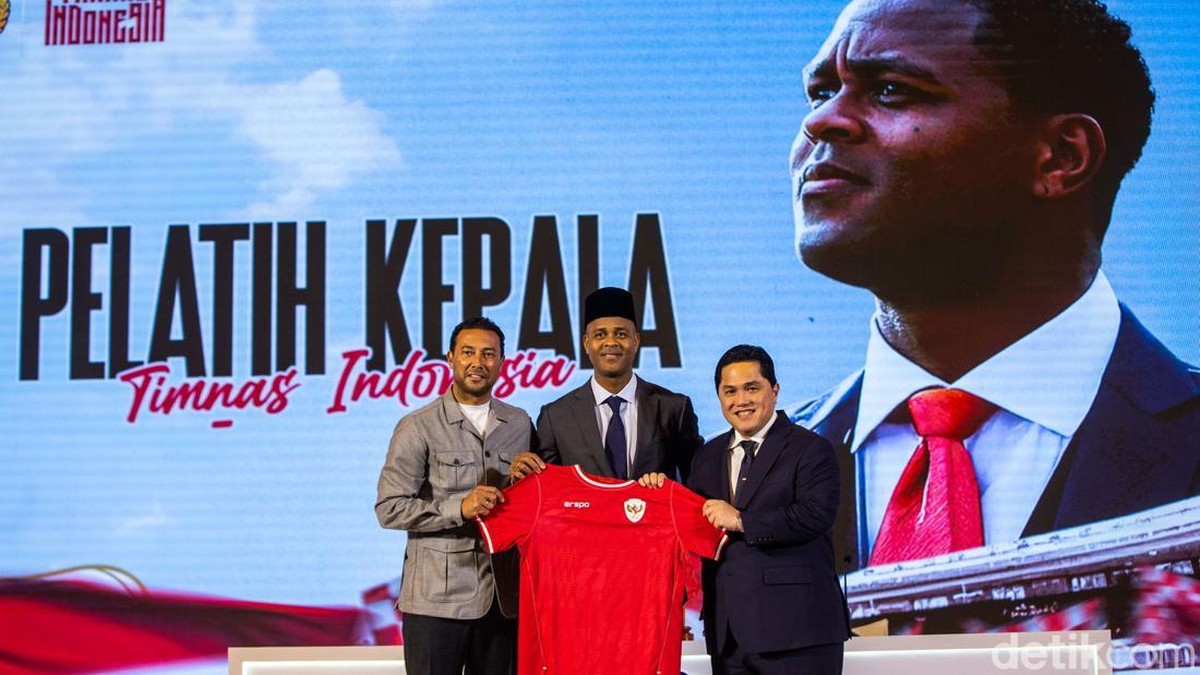Erick Thohir sabar dengan Patrick Kluivert. (Foto: Rifkianto Nugroho)