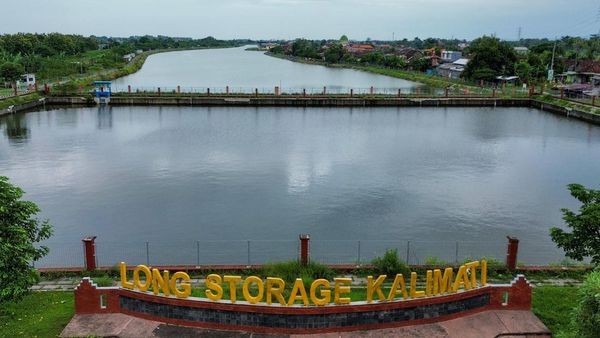 Penampakan Waduk Kalimati yang Dukung Kebutuhan Air Sidoarjo-Mojokerto