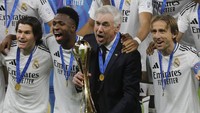 Ancelotti lewati rekornya mendiang Miguel Nunoz di era 1960-an dengan 14 trofi (Reuters)