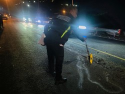 Gagal Nyalip, Pemotor Tewas di Jalan Raya Ciawi-Sukabumi