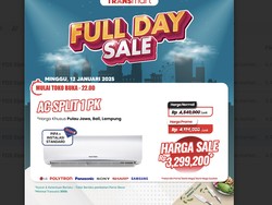 AC Split 1 PK Cuma Rp 3 Jutaan di Transmart Full Day Sale