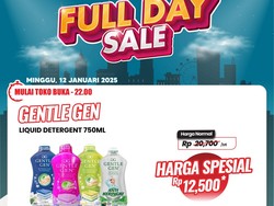 Beli Detergent di Transmart Full Day Sale Bisa Dapat Harga Spesial