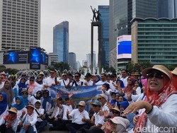 Senangnya Warga Kerinci Jambi Reunian di CFD Bundaran HI