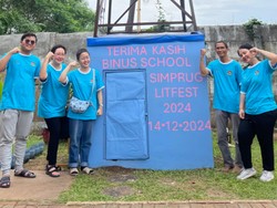 Bantu Warga, BINUS SCHOOL Simprug Sumbang Toren Air ke RPTRA Duri Kosambi