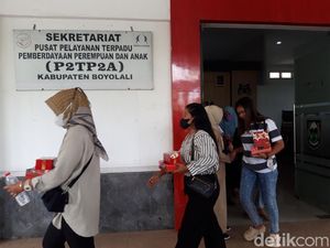 P2TP2A Boyolali Dampingi Emak-emak Buntut Kasus Penganiayaan Bocah Boyolali