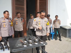 Pistol Anggota Polres Probolinggo Kota Dicek untuk Cegah penyalahgunaan