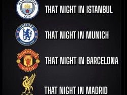 Sejumlah klub punya malam-malam berisikan laga dramatis. Kalau Arsenal cukup ucapan selamat malam. Foto: dok. Internet/X (Twitter)