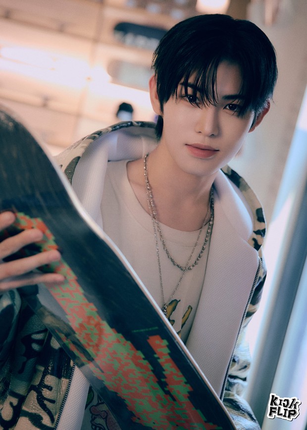 Minje, Member Kick Flip yang Berhasil Menarik Perhatian / Foto : x.com/kickflip_jype