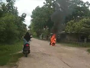 Pembakar Motor Guru di Sumenep Ternyata Pemuda Pengangguran