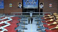 Penampakan 1.000 Drone Baru Militer Iran