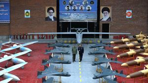 Penampakan 1.000 Drone Baru Militer Iran