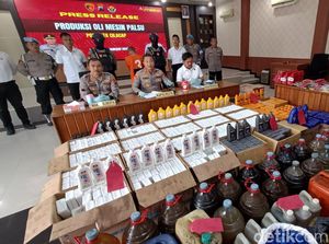 Produsen Oli Palsu di Cilacap Diringkus, Sekali Produksi Cuan 2 Kali Lipat