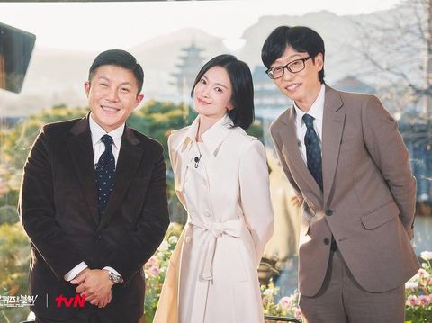 Song Hye Kyo saat tampil di You Quiz on the Block