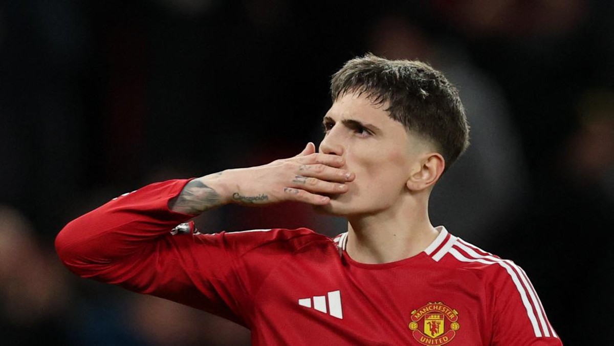 Alejandro Garnacho pantas untuk dipuji. (Foto: REUTERS/Phil Noble)