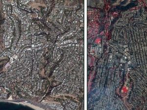 Mengerikan! Foto Satelit Sebelum dan Sesudah Kebakaran di Los Angeles