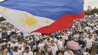 Jutaan Warga Filipina Turun ke Jalan, Tolak Wapres Sara Duterte Dimakzulkan