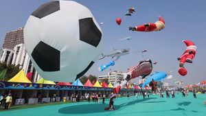Kemeriahan Festival Layang-layang Internasional di India