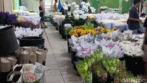 Potret Pasar Bunga Terbesar se-ASEAN, Ada di Jakarta!
