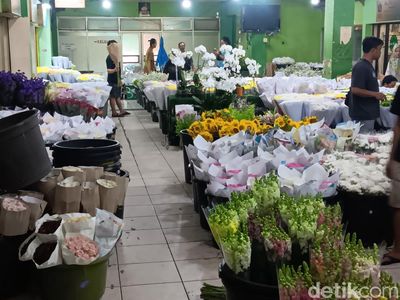 Potret Pasar Bunga Terbesar se-ASEAN, Ada di Jakarta!