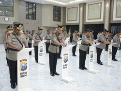 Puluhan PJU-Kapolres di Jatim Berganti, Ini Daftar Lengkapnya