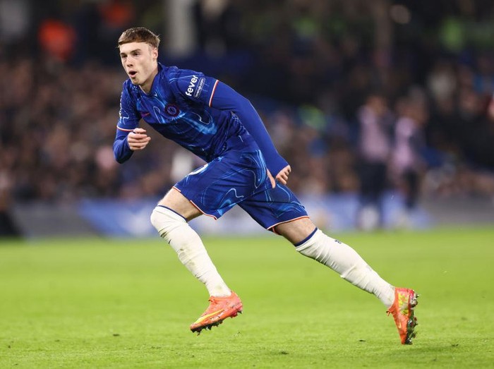 LONDON, ENGLAND - JANUARY 14: Cole Palmer of Chelsea during the Premier League match between Chelsea FC and AFC Bournemouth at Stamford Bridge on January 14, 2025 in London, England. (Photo by Jacques Feeney/Offside/Offside via Getty Images)