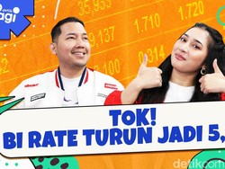 Tok! BI Rate Turun Jadi 5,75%