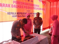 Polres Pasuruan Kota Bangun Barak Dalmas Sebagai Wujud Perhatian Anggota