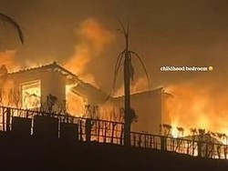 Video: Rumah Masa Kecil Bella Hadid di Malibu Terbakar