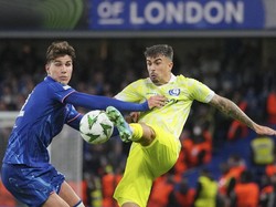 Gelandang Cesare Casadei (22 tahun) kesulitan tembus skuad utama. Casadei diketahui diminati beberapa klub Serie A (AP)