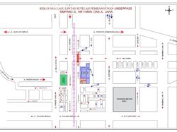 Rekayasa Lalu Lintas di Sekitar Underpass HM Yamin Medan Usai Diresmikan