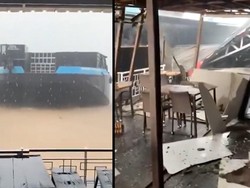 Video: Ini Penyebab Kapal Tongkang Sampai Menabrak Kafe di Sungai Mahakam