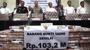 Ini Tumpukan Uang Rp 103,2 Miliar Disita dari Kasus Judol