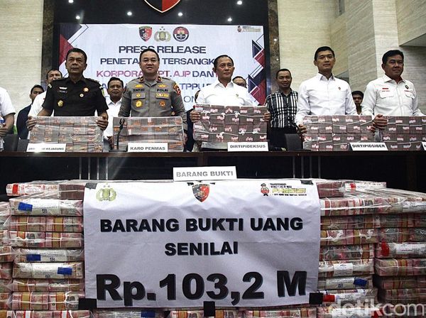 Ini Tumpukan Uang Rp 103,2 Miliar Disita dari Kasus Judol
