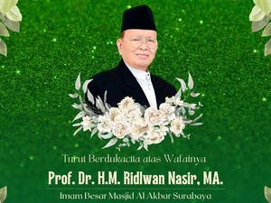 Imam Besar Masjid Al Akbar Surabaya KH M Ridlwan Nasir Wafat Imam Besar Masjid Al Akbar Surabaya KH M Ridlwan Nasir Wafat
