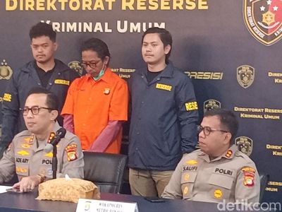Penampakan Nanang Gimbal Berbaju Tahanan Usai Bunuh Sandy Permana