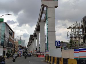 Begini Update Pembangunan LRT Jakarta Velodrome-Manggarai Begini Update Pembangunan LRT Jakarta Velodrome-Manggarai