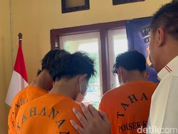 Polisi Tahan 4 Remaja Geng Motor Tersangka Pelemparan Batu di Jambi