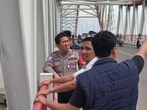 Kabel Lampu Jembatan Musi VI Dicuri, Pemkot Palembang Lapor Polisi Kabel Lampu Jembatan Musi VI Dicuri, Pemkot Palembang Lapor Polisi