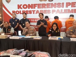 Polrestabes Palembang Amankan Pasangan Pelaku Curanmor Belasan TKP