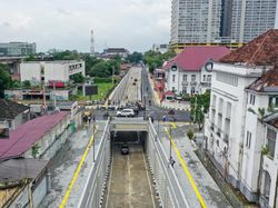 Potret Underpass HM Yamin Medan yang Sudah Diresmikan Walkot Bobby