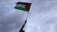 Aksi Bela Palestina Kembali Digelar di Kedubes AS