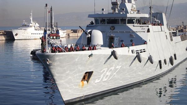 KRI Sultan Iskandar Muda-367 Tiba di Beirut Lebanon