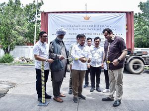 Momen UKP Bidang Ketahanan Pangan Mardiono Lepas Ekspor Produk Turunan CPO