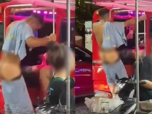 Hadeh... Kelakuan Turis di Thailand, Naik Angkot Pamer Pantat Hadeh... Kelakuan Turis di Thailand, Naik Angkot Pamer Pantat