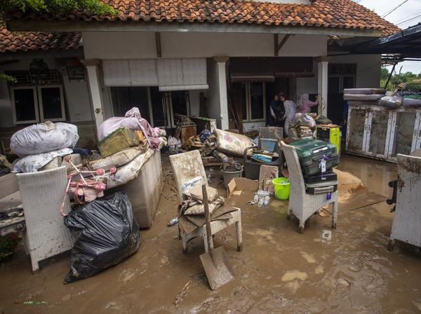 Kondisi Pondok Pesantren yang Terdampak Banjir di Cirebon