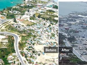 Ngeri! Potret Badai Sebelum dan Setelah Menerjang